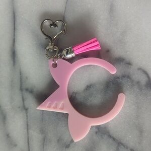 Unicorn headband keychain